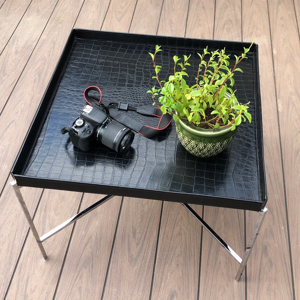 Fendi Rare Alligator Coffee Table